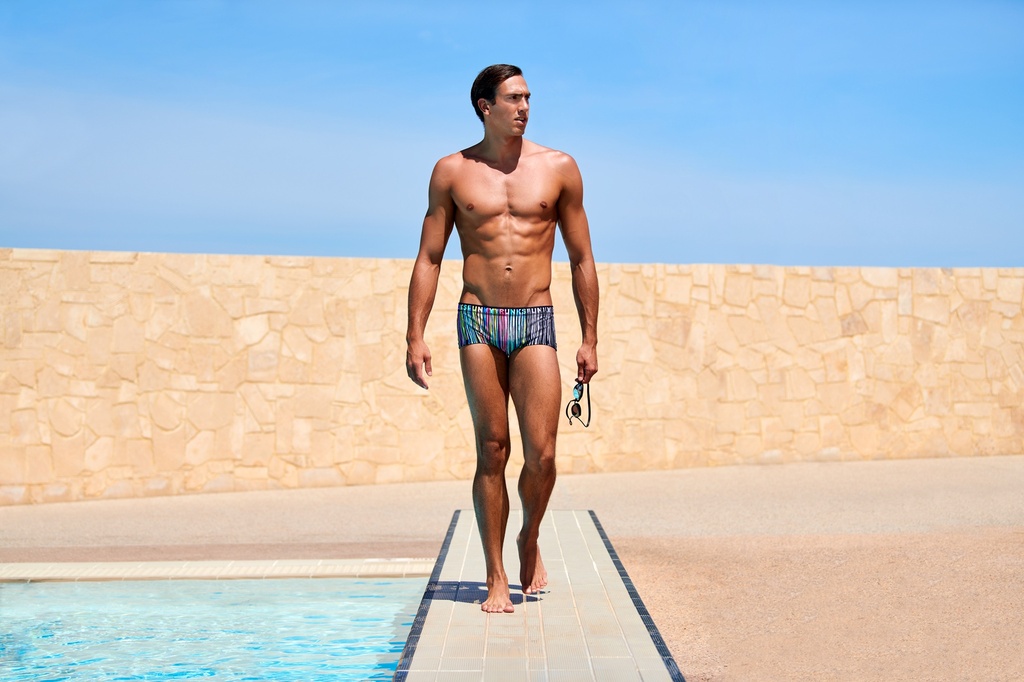 Badehose Funky Trunks Mens Plain Front Trunk / Drip Funk
