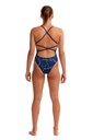 Badeanzug Funkita Ladies Strapped in One Piece / Silver Lining