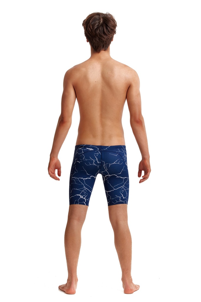Badehose Funky Trunks Boys Training Jammer / Silver Lining