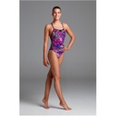 Badeanzug Funkita Ladies Strapped In One Piece / skull swim