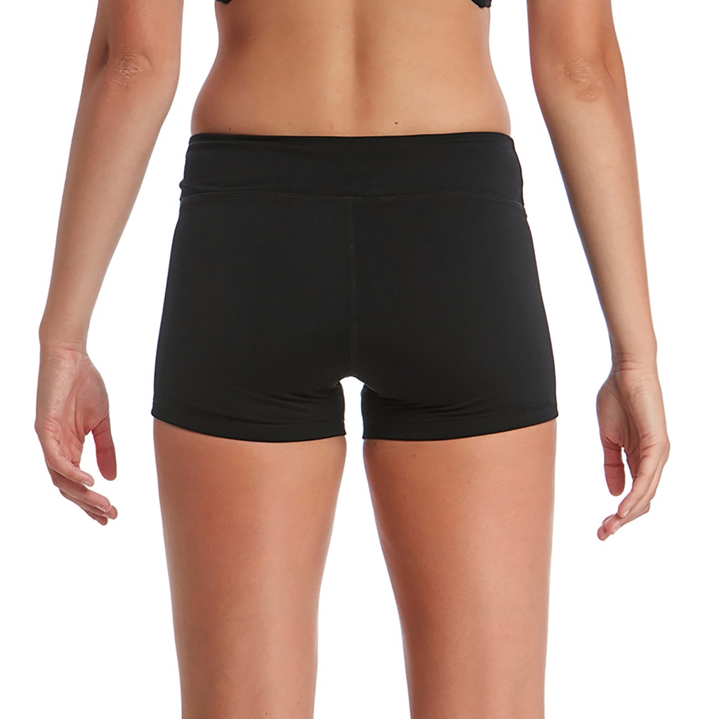 Bikinihose Funkita Ladies Swim Boy Leg Brief / Still Black Solid