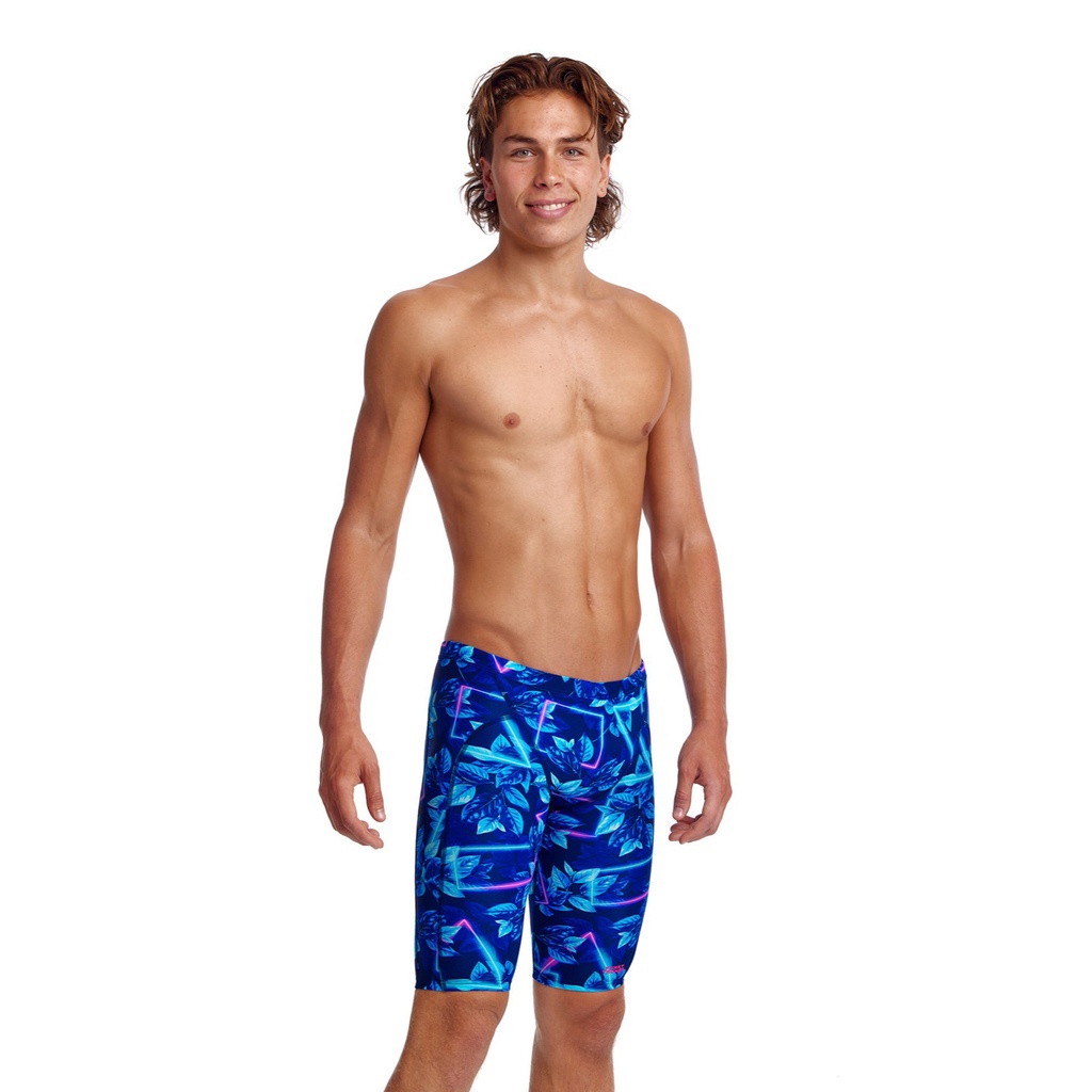 Badehose Funky Trunks Mens Training Jammer / Leaf Laser