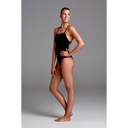 Badeanzug Funkita Ladies Strapped in One Piece / still black solid