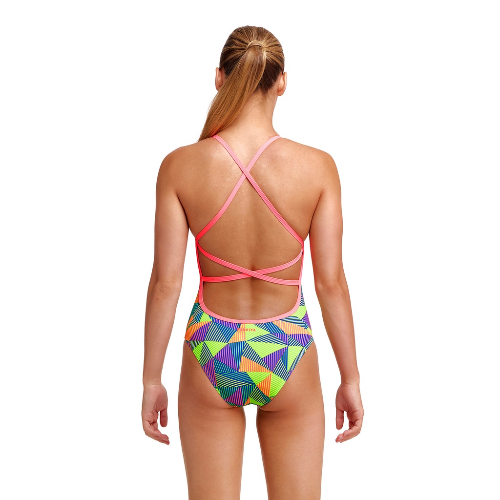 Badeanzug Funkita Ladies Strapped In One Piece / Cross Bars