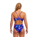 Bikinioberteil Funkita Ladies Sports Top / Liquid Lights