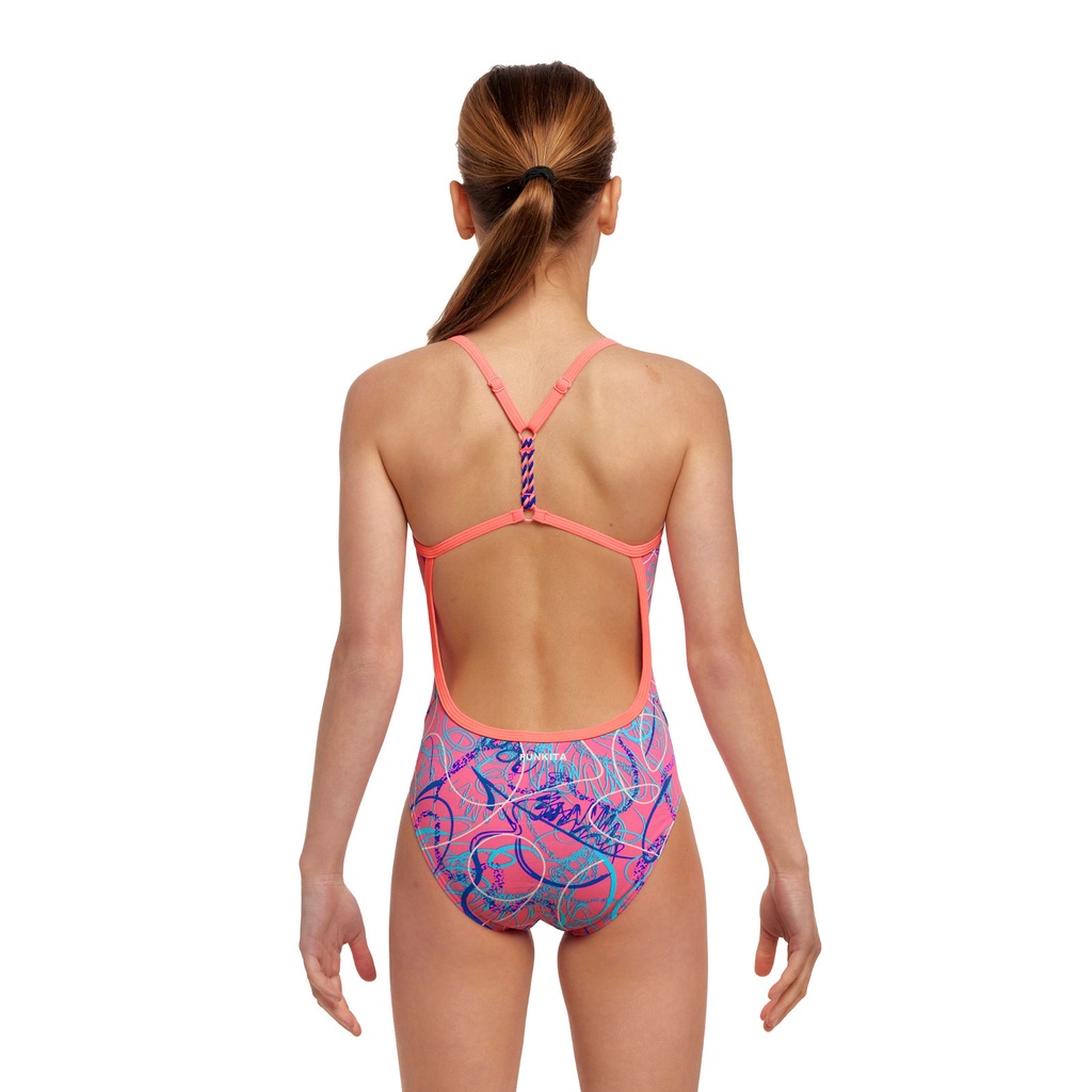 Badeanzug Funkita Girls Twisted One Piece / Quick Flick