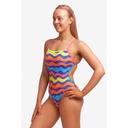 Badeanzug Funkita Ladies Twisted One Piece / Rocky Wave