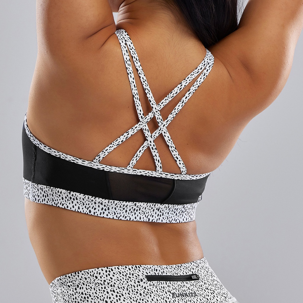 Funkita Ladies Bondage Crop Top / Speckled