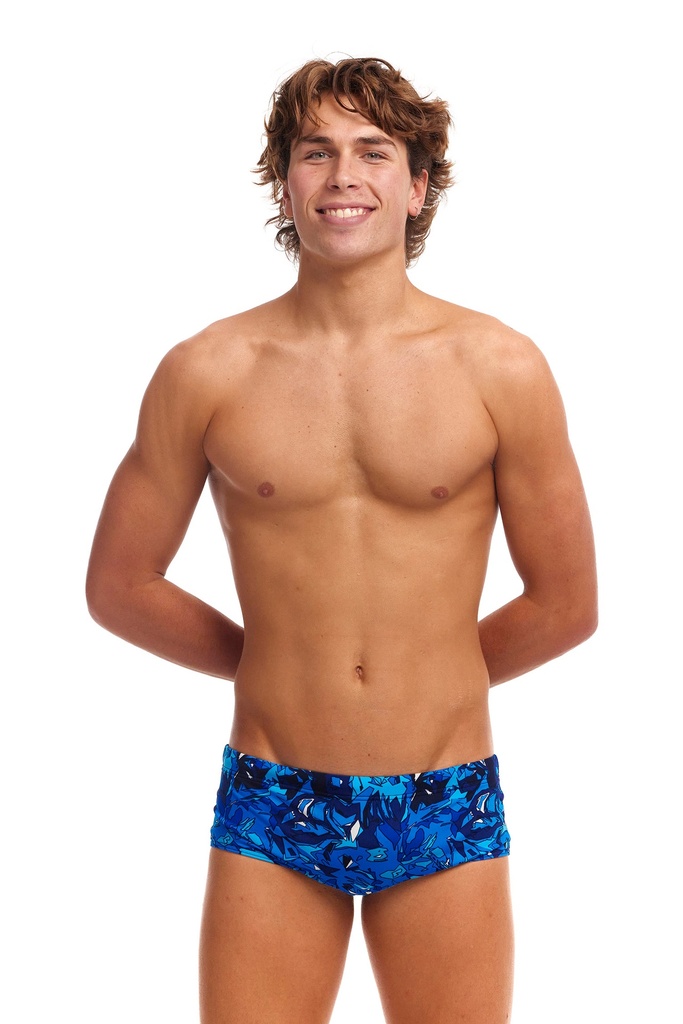 Badehose Funky Trunks Men Sidewinder Trunk / True Bluey