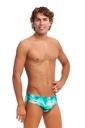 Badehose Funky Trunks Men Classic Brief / Teal Wave