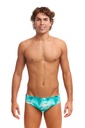 Badehose Funky Trunks Men Classic Brief / Teal Wave