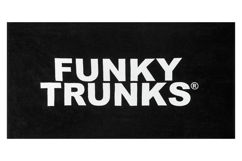 Handtuch Funky Trunks Towel / Still Black