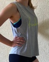 Funkita Fit Ladies Hank the Tank Top / Grey Scribble