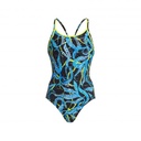 Badeanzug Funkita Ladies Eco Diamond Back One Piece / Sucker Punch