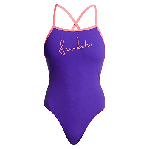 Badeanzug Funkita Ladies Tie Me Tight One Piece / Purple Punch