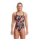 Badeanzug Funkita Ladies Single Strength One Piece / Black Blades