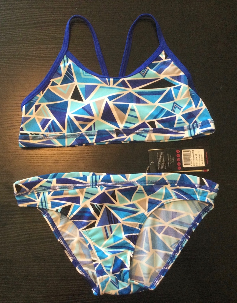 Bikini Funkita Eco Girls Racerback Two Piece / Shattered