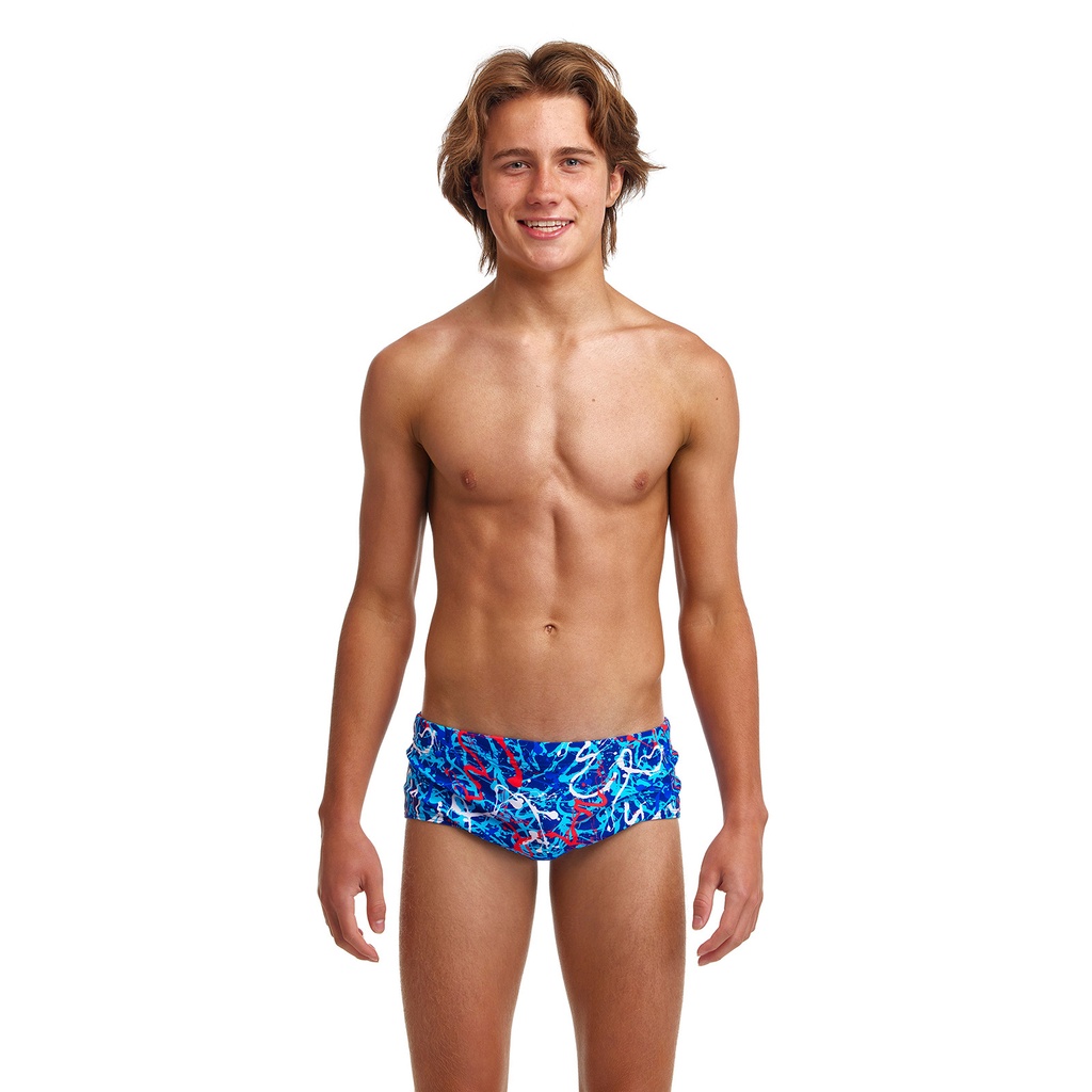 Badehose Funky Trunks Boys Sidewinder Trunks / Mr Squiggle