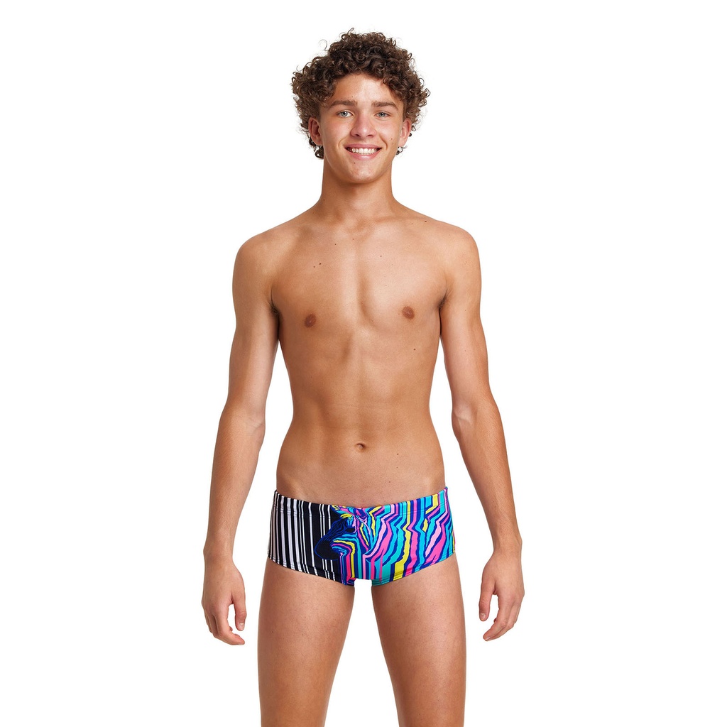 Badehose Funky Trunks Boys Sidewinder Trunks / Zorse Code