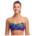 Bikinioberteil Funkita Ladies Swim Crop Top / Oyster Saucy