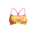 Bikinioberteil Funkita Ladies Swim Crop Top / Pinged Pink