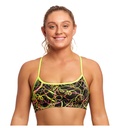 Bikinioberteil Funkita Ladies Swim Crop Top / Whip Lash