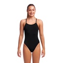 Badeanzug Funkita Girls Single Strap One Piece / black