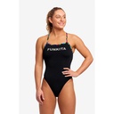 Badeanzug Funkita Ladies Strapped In One Piece / Beat it Black