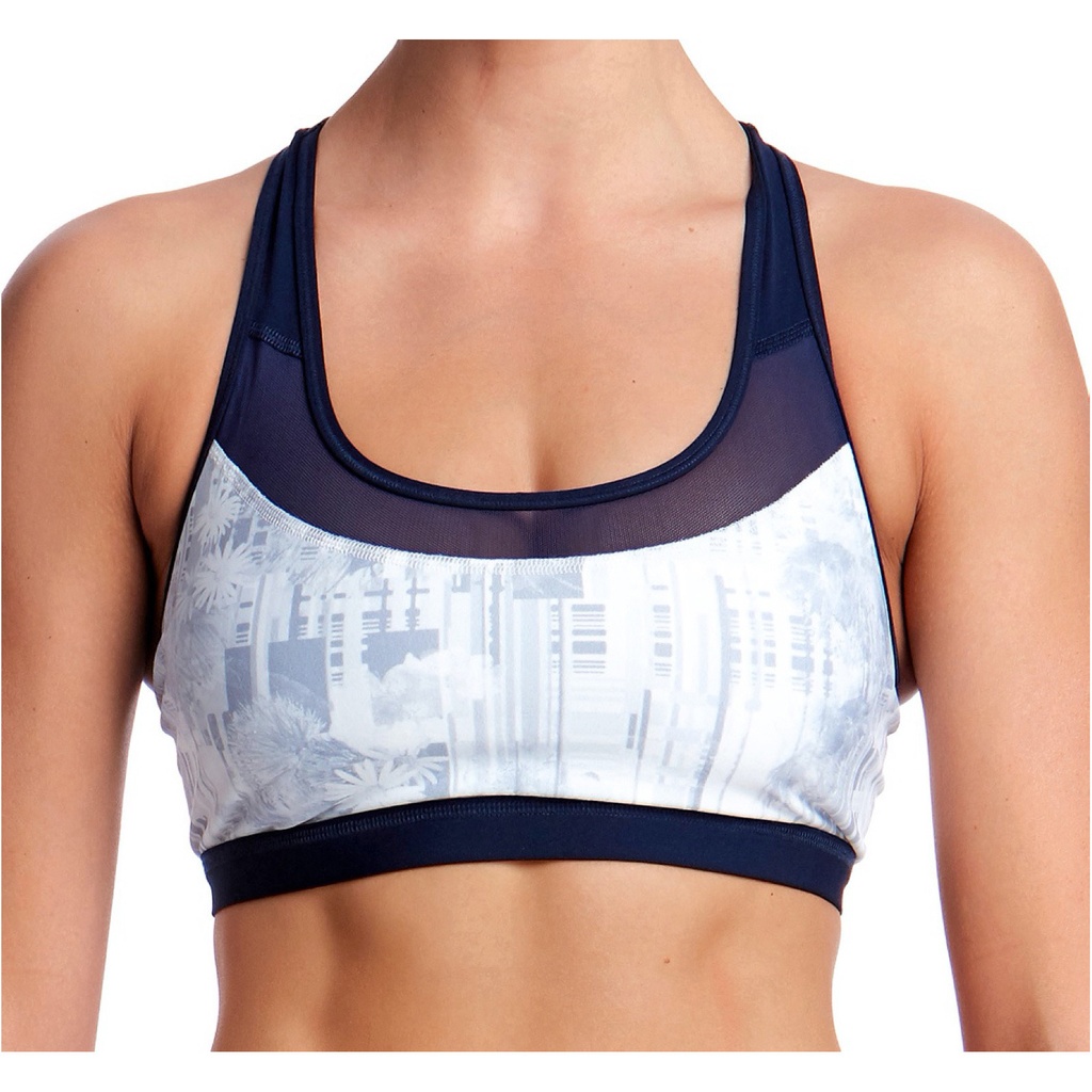 Funkita Fit Ladies Racerback Crop Top / Alba Mist