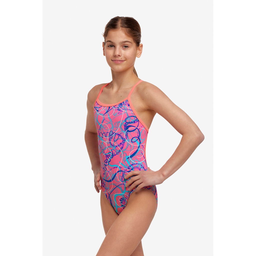 Badeanzug Funkita Girls Twisted One Piece / Quick Flick