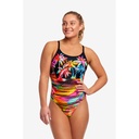 Badeanzug Funkita Ladies Diamond Back One Piece / Sunset City