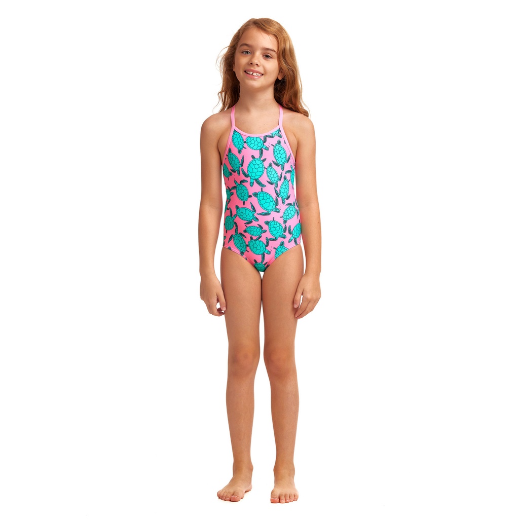 Badeanzug Funkita Mädchen Printed One Piece / Paddling Pink