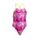 Badeanzug Funkita Girls Tie Me Tight / Pink Caps