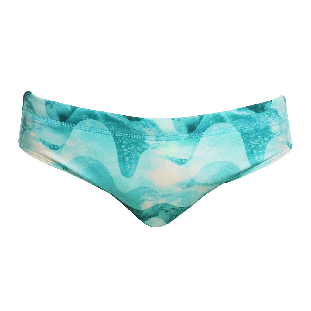 Badehose Funky Trunks Men Classic Brief / Teal Wave