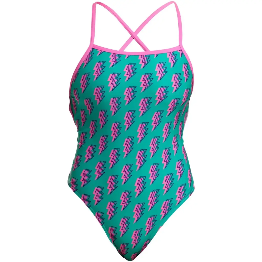 Badeanzug Funkita Girls Strapped in One Piece / Zip Zap