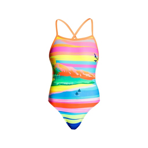 Badeanzug Funkita Girls Tie Me Tight One Piece / Pina Colada