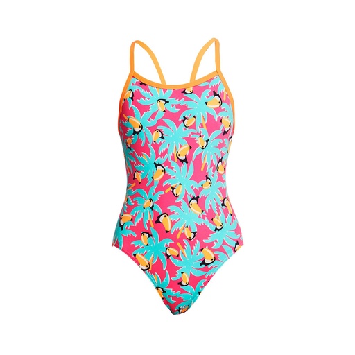 Badeanzug Funkita Ladies Eco Single Strap One Piece / Toucan Tango