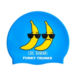 [FT9902098] Badekappe Funky Trunks Silicon Cap / Cool Bananas