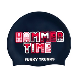 [FT9902097] Badekappe Funky Trunks Silicon Cap / Hammer Time