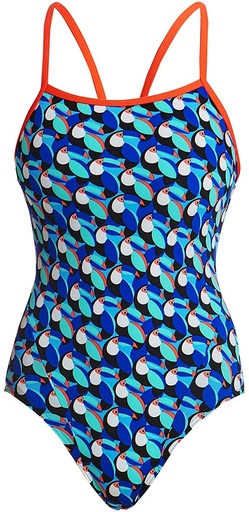 Badeanzug Funkita Ladies ECO Single Strap One Piece / Piece Touche