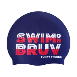Badekappe Funky Trunks Silicon Cap / Swim on Bruv