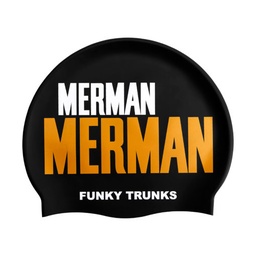 [FT9902229] Badekappe Funky Trunks Silicone Cap / Golden Merman