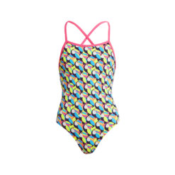 Badeanzug Funkita Girls ECO Strapped In One Piece / Toucan Do It