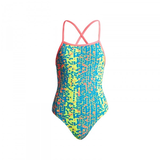 [FS38G02334] Badeanzug Funkita Girls Strapped In One Piece / Second Skin