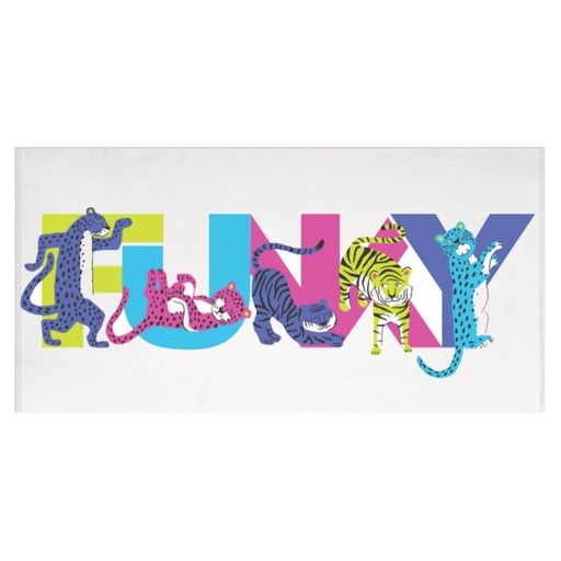 [FYG015N71442] Handtuch Funky Trunks Towel / Kitty Cat