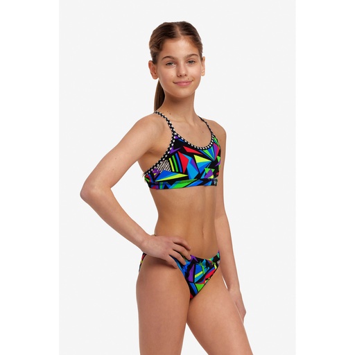 Bikini Funkita Girls Racerback Two Piece / Beat It