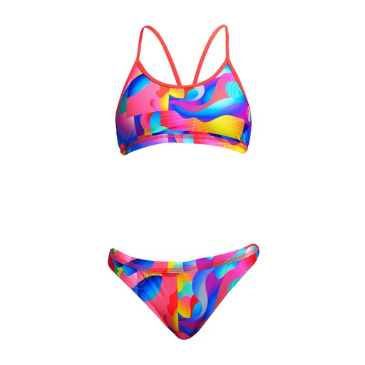 Bikini Funkita Girls Racerback Two Piece / Radar Rage