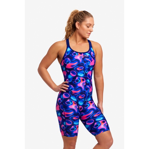 [FKS062L71655] Funkita Ladies Fast Legs One Piece / Liquid Lights