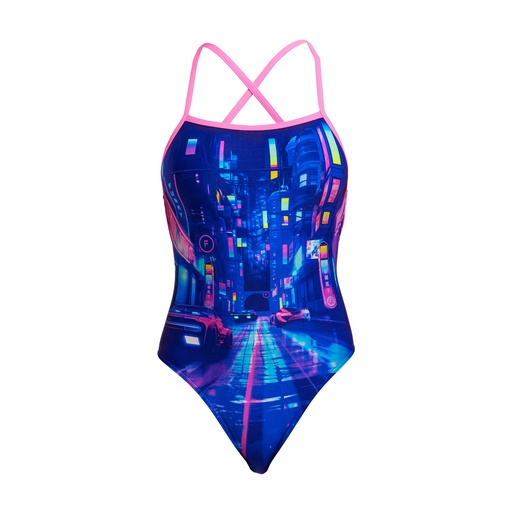 Badeanzug Funkita Ladies Strapped In One Piece / Cyber City